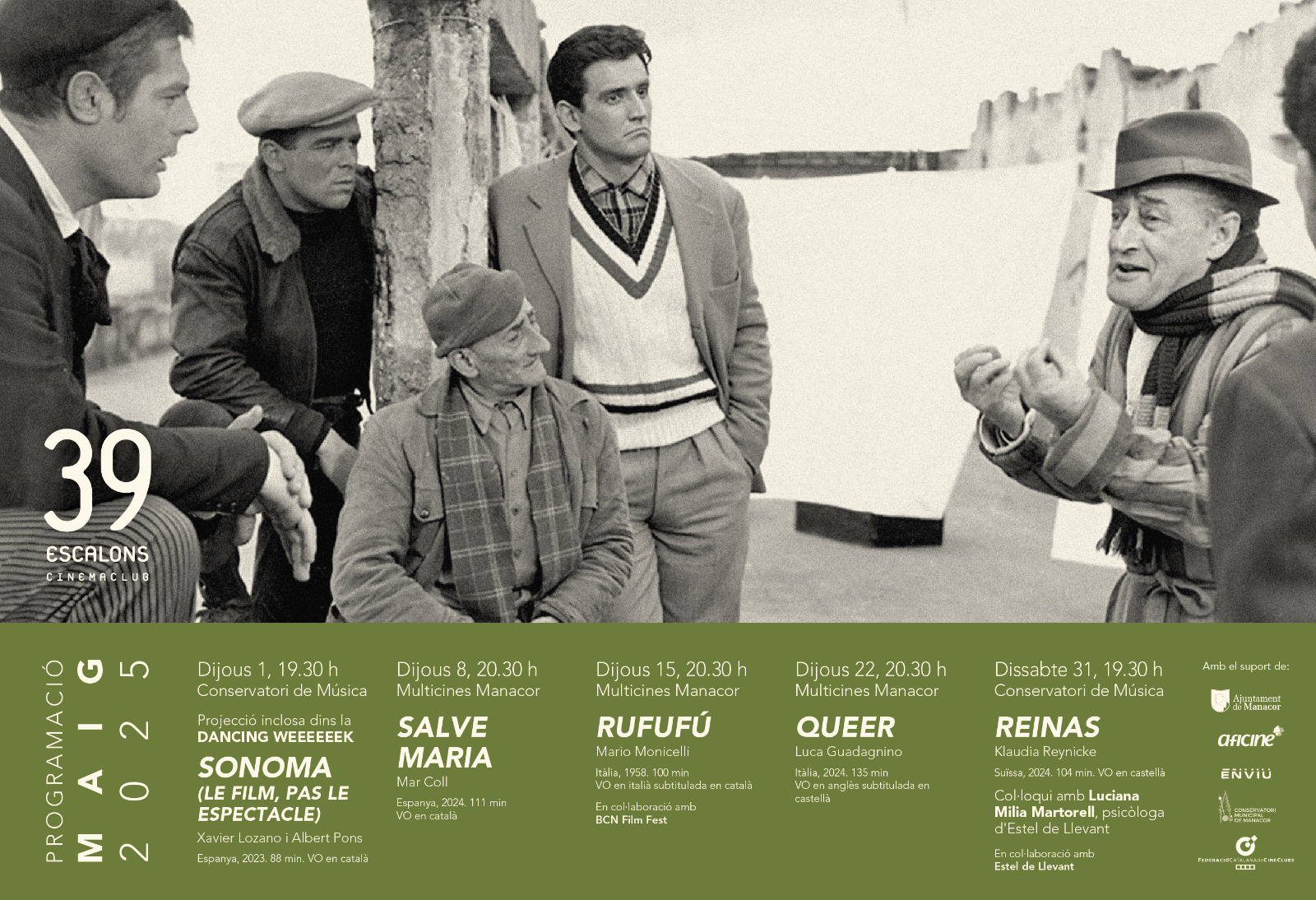 Cartell amb fotograma de la pel·lícula Rufufú